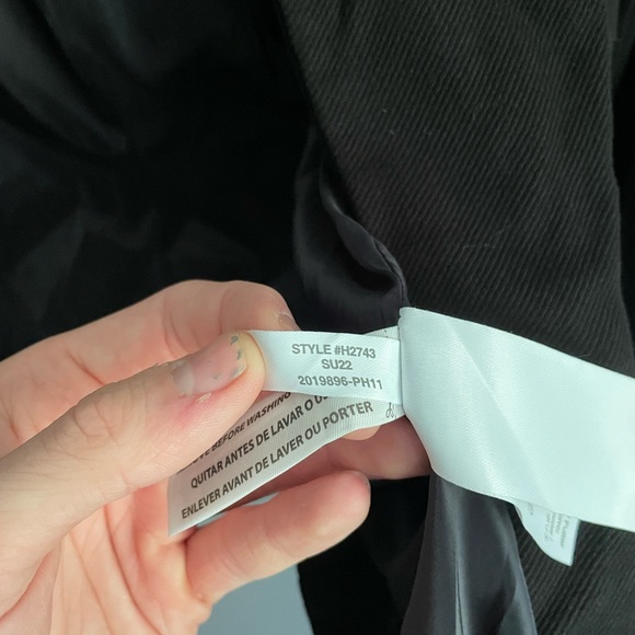 J.Crew Black Going Out Blazer in Stretch Twill Womens Size 12 - Picture 7 of 7